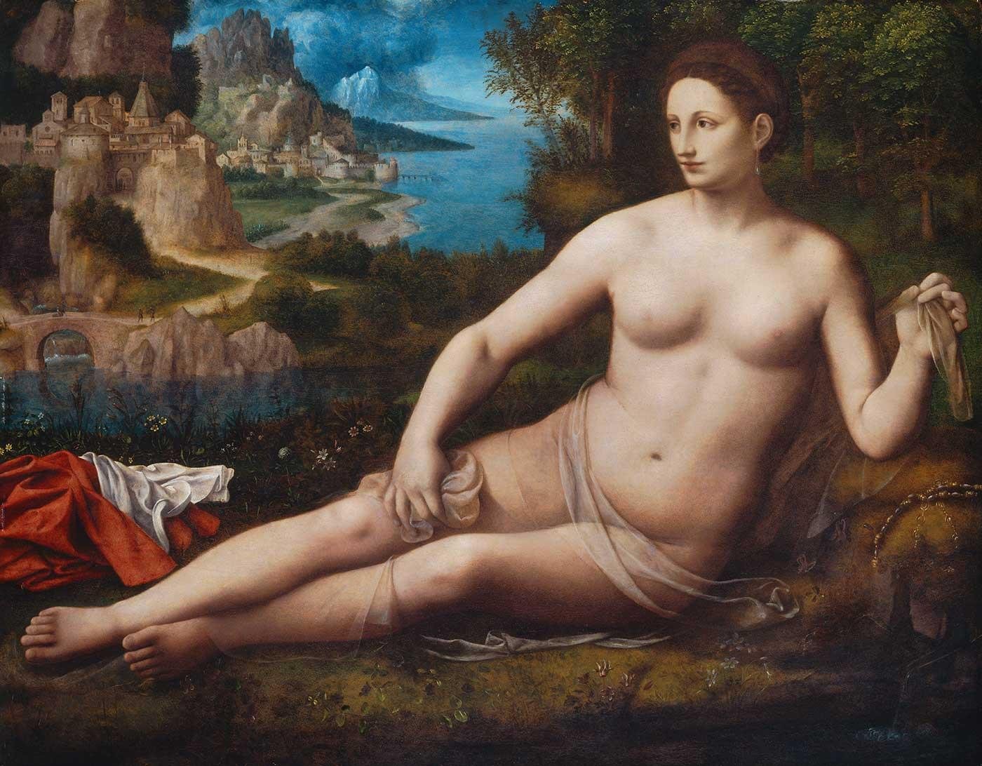 Bernardino Luini Venüs Kanvas Tablo