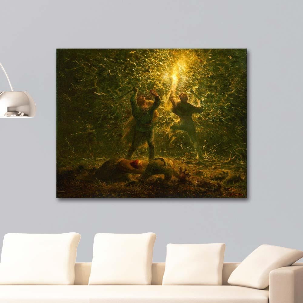 Jean-François Millet Kuş Yuvaları Kanvas Tablo