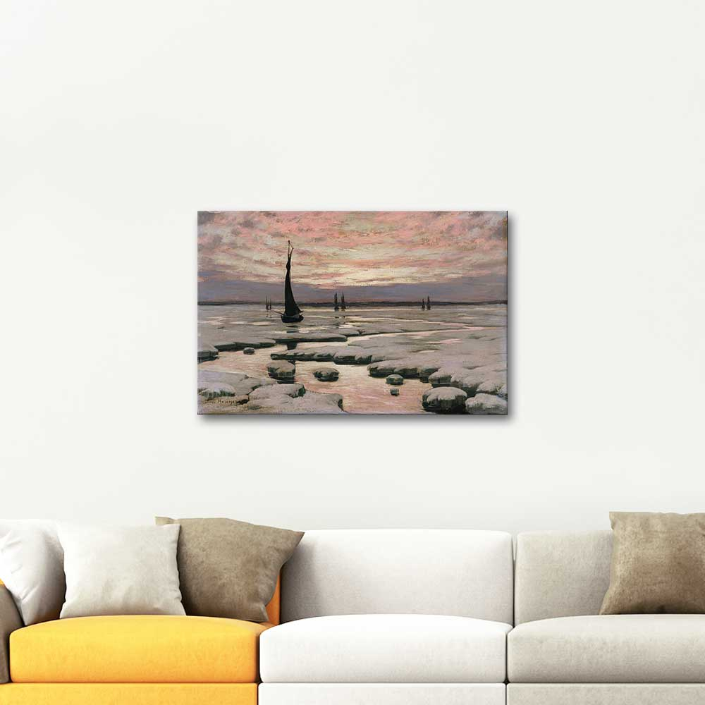 Birge Harrison Winter Sunset Art Print