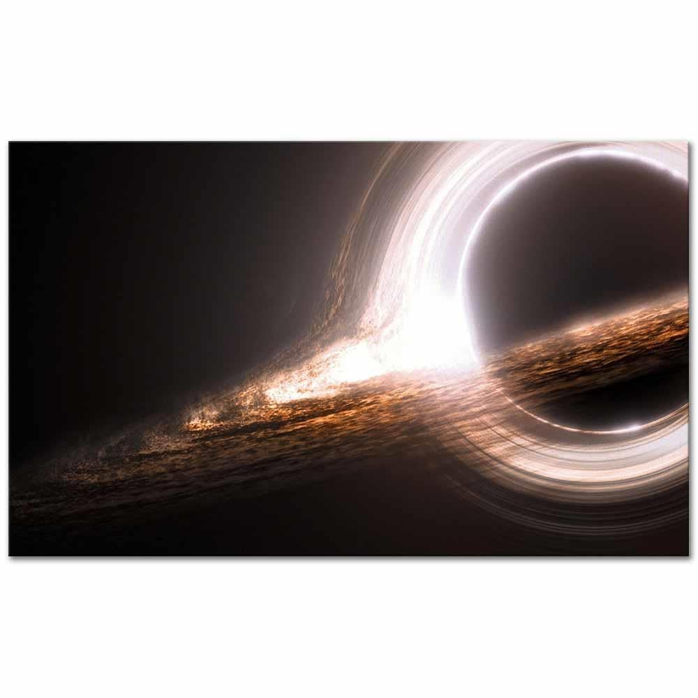 Kara Delik Kanvas Tablo