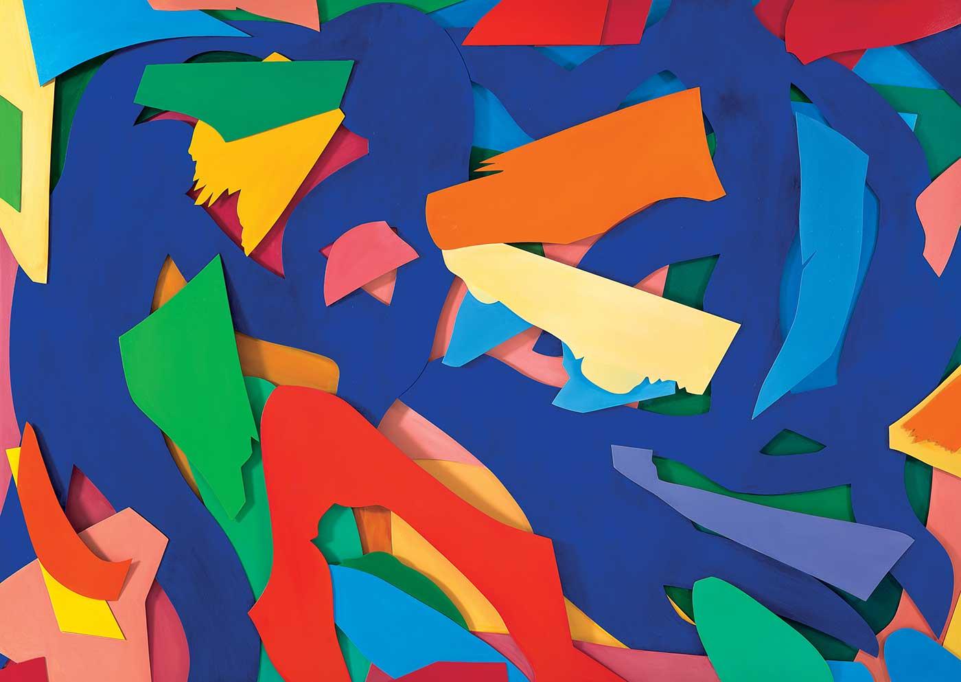 Tom Wesselmann Mavi Dans Kanvas Tablo