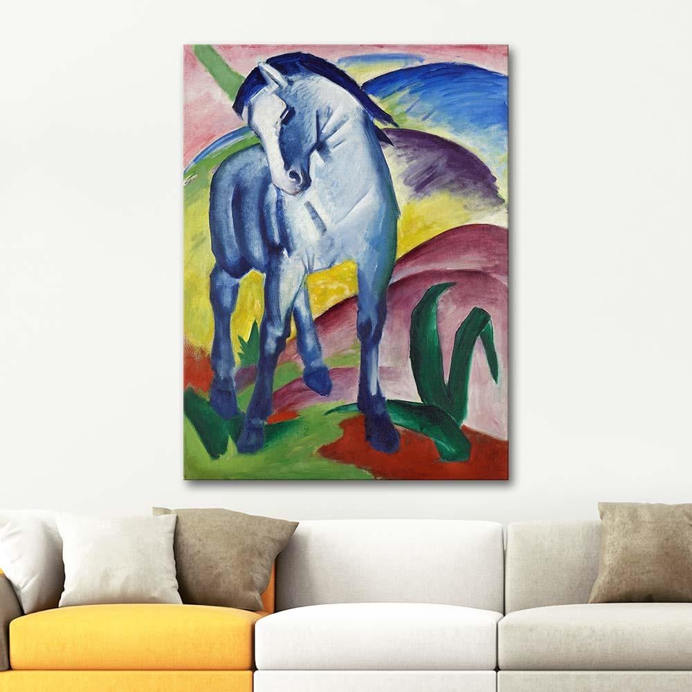 Blue Horse I by Franz Marc as Art Print