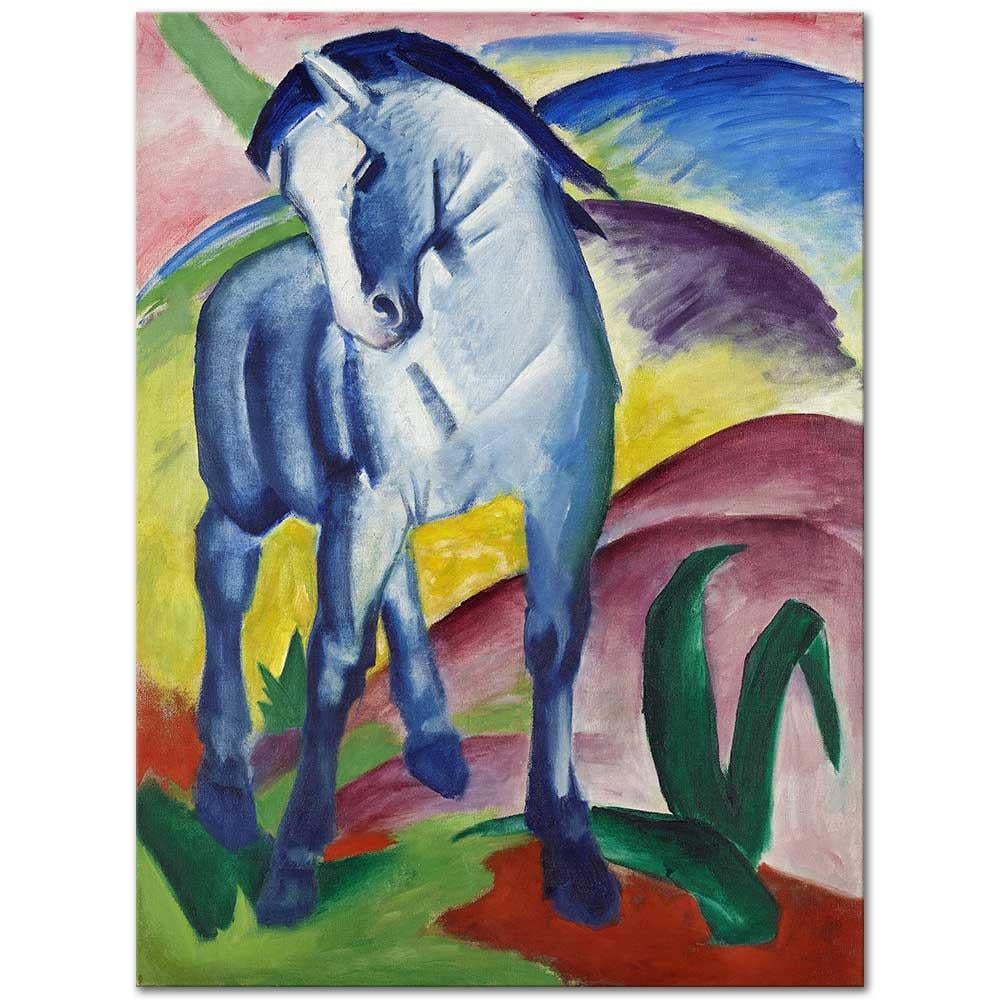 Blue Horse I by Franz Marc as Art Print