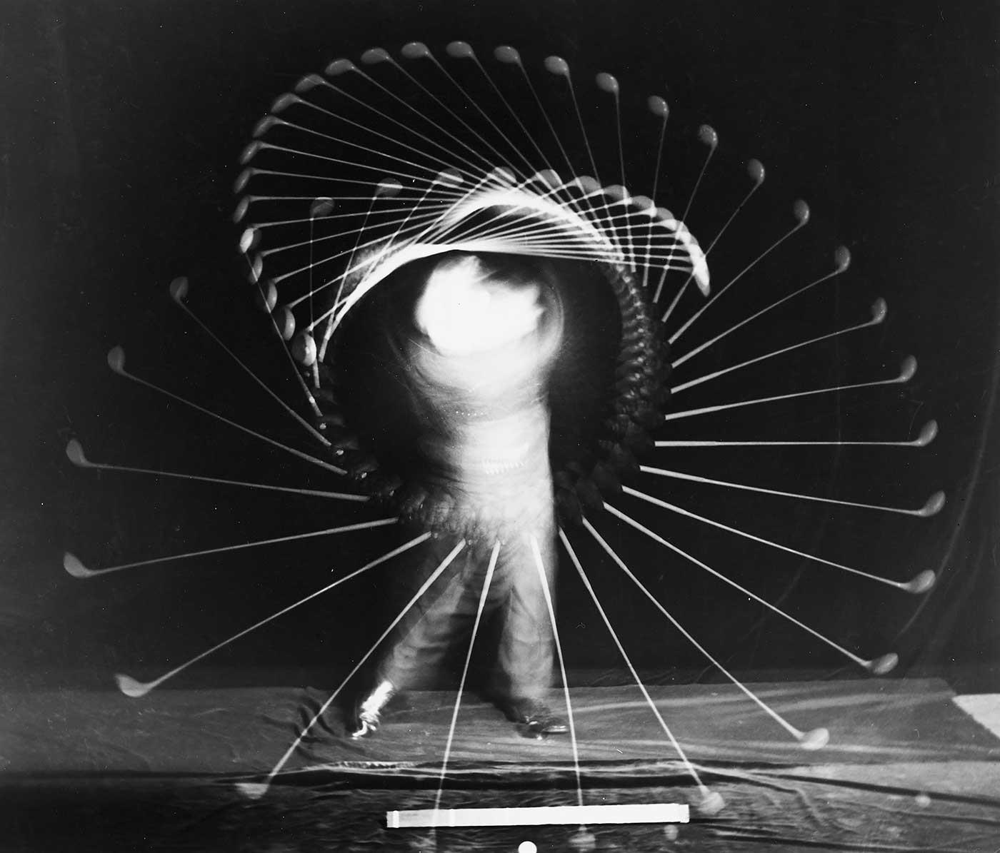 Harold Eugene Edgerton Boby Jones Golf Sopası ile Kanvas Tablo