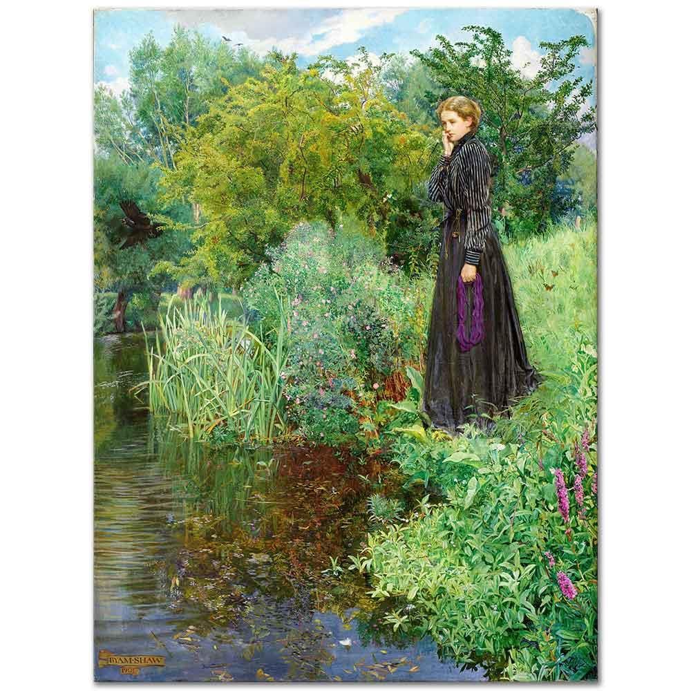 Byam Shaw Boer Savaşı; Geçen Yaz Her Şey Daha Yeşildi Kanvas Tablo