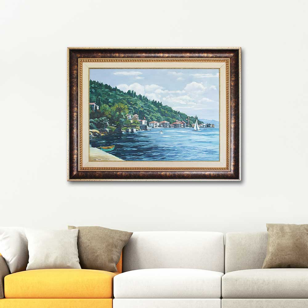 Boğaziçi Manzarası İstanbul Yağlı Boya Tablo
