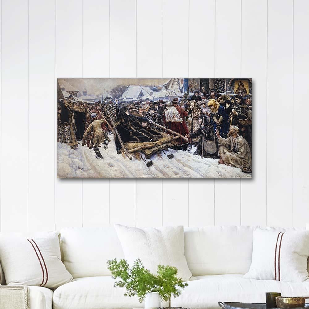Boyarina Morozova by Vasily Surikov as Art Print