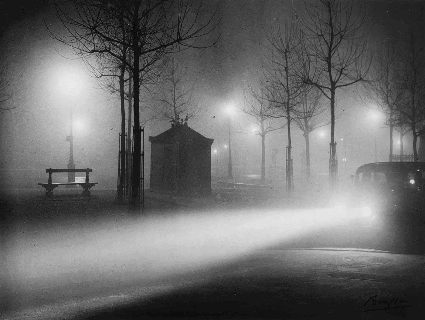 Observatory Avenue in the Fog by Brassai