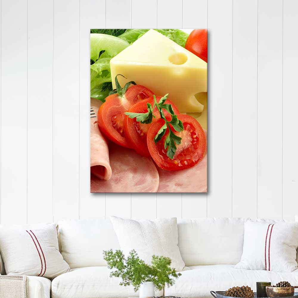 Breakfast Items Art Print