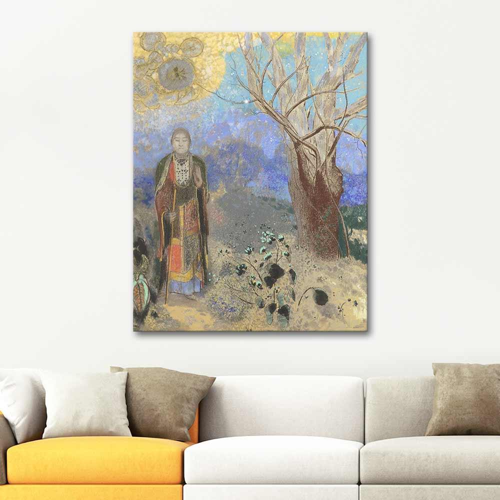 Odilon Redon Buda Kanvas Tablo