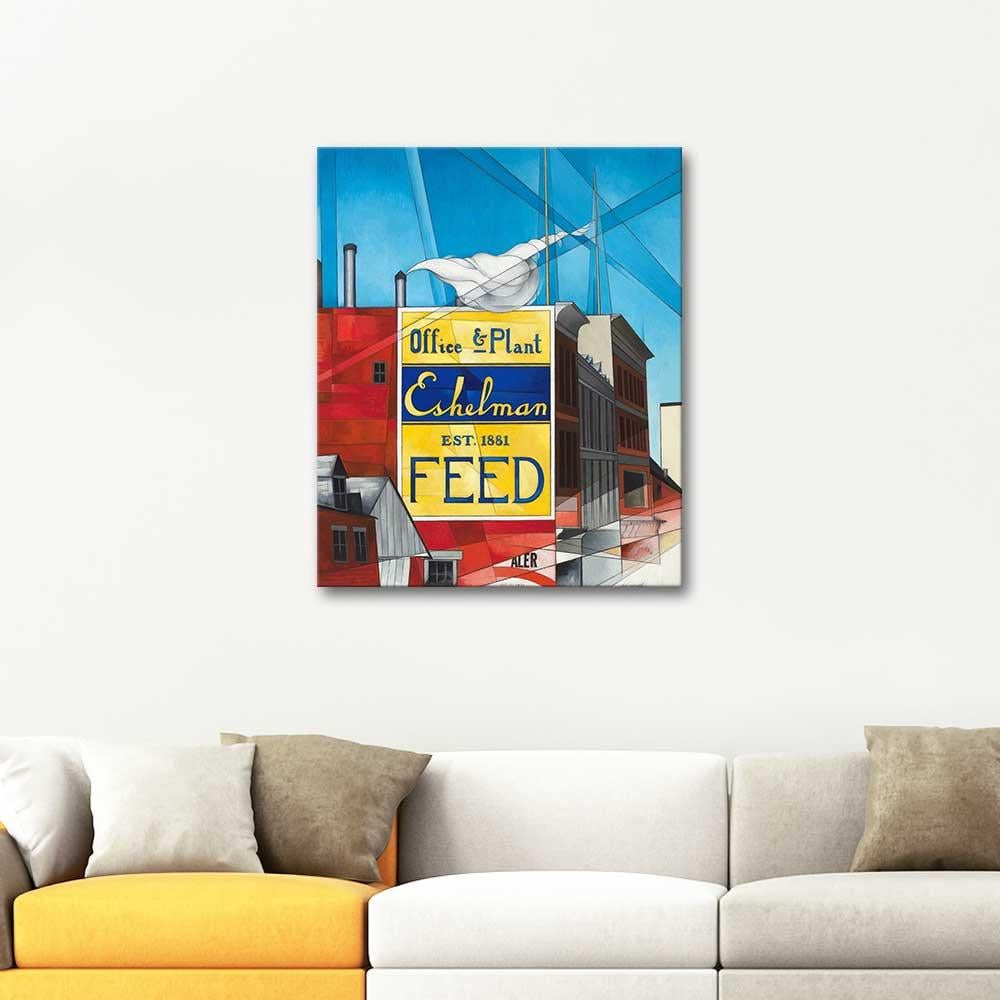 Buildings Lancaster by Charles Demuth as Art Print