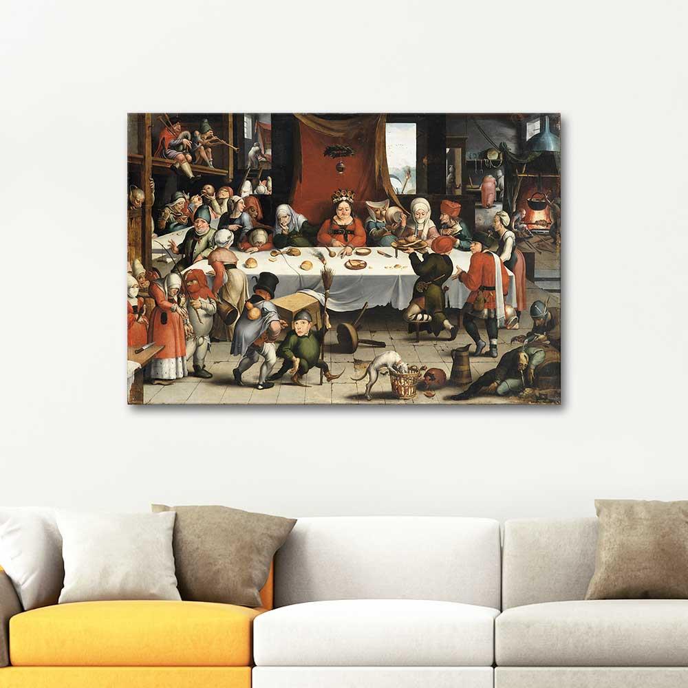 Burlesque Feast by Jan Mandijn as Art Print