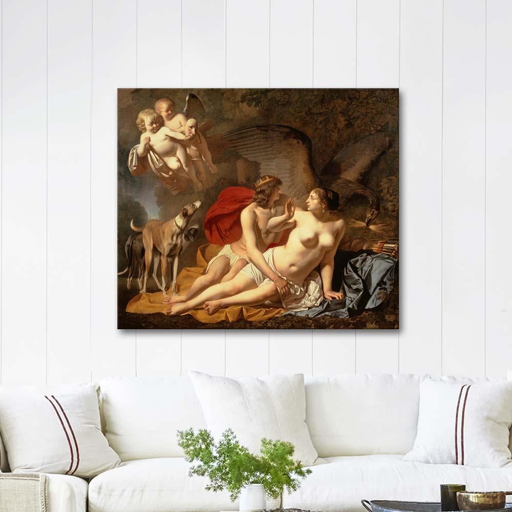 Caesar van Everdingen Jupiter and Callisto Art Print