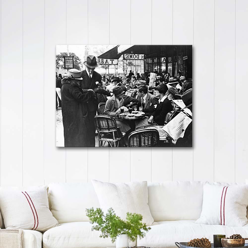 Cafe in Paris as Art Print