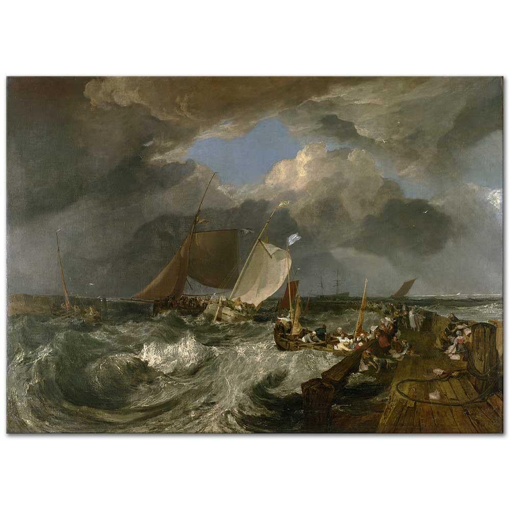 Joseph Mallord William Turner Calais İskelesi Kanvas Tablo