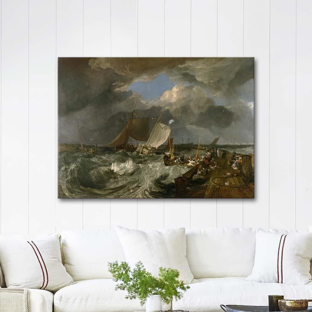 Joseph Mallord William Turner Calais İskelesi Kanvas Tablo