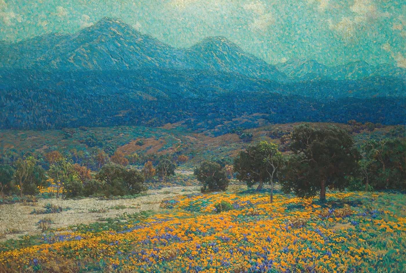 California Poppy Field by Granville Redmond