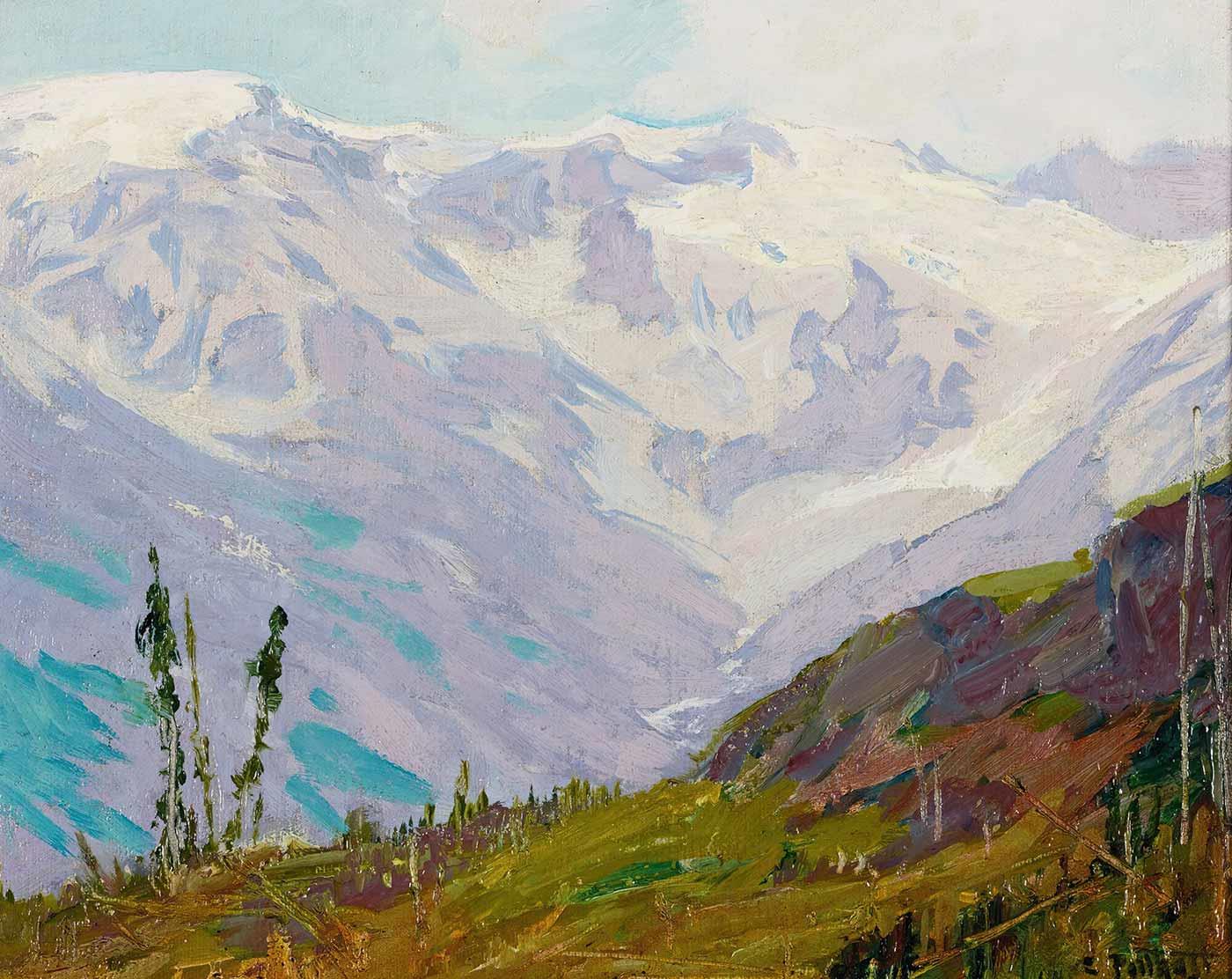 Edward Henry Potthast Kanada Dağları Kanvas Tablo