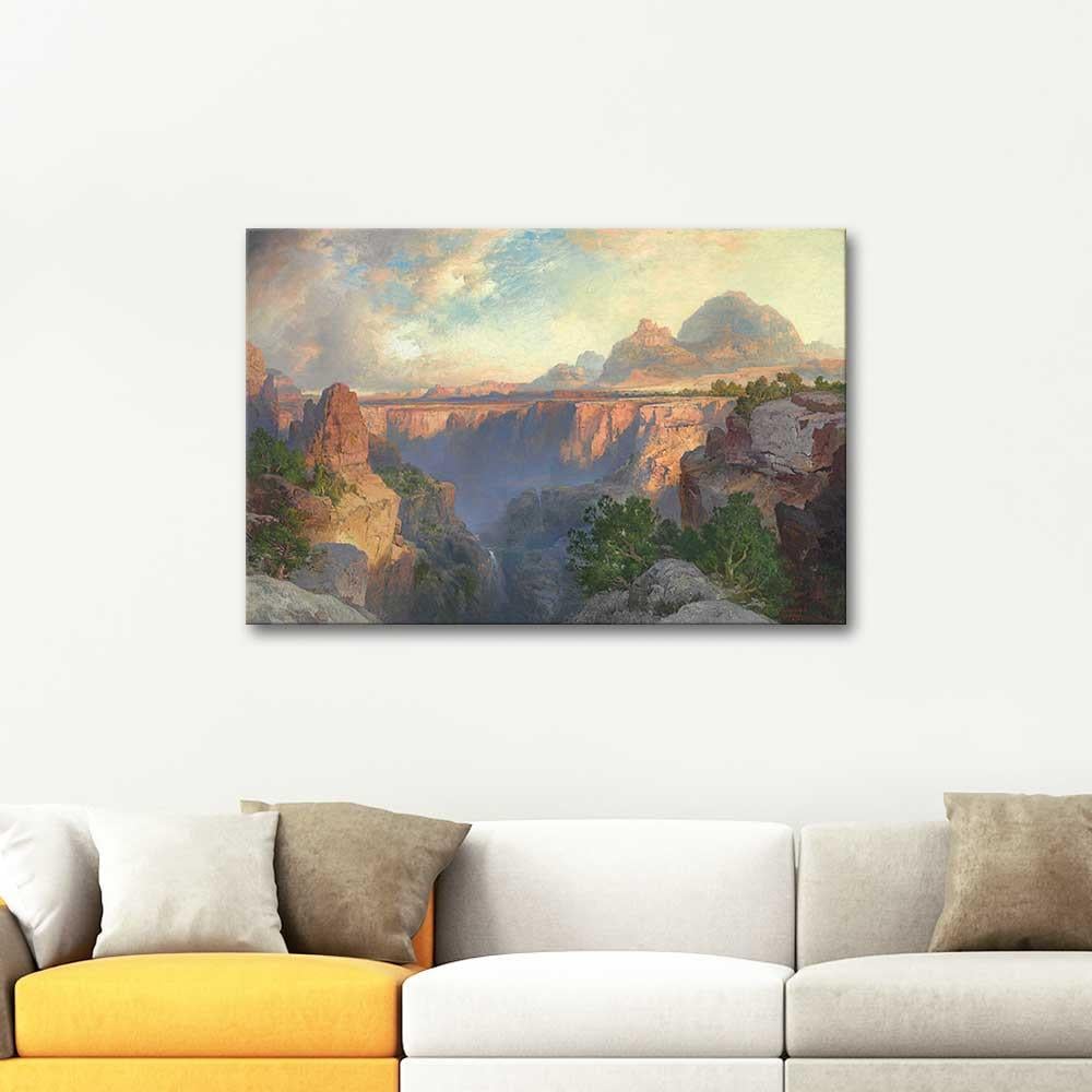Canyon of the Virgin River by Thomas Moran as Art Print