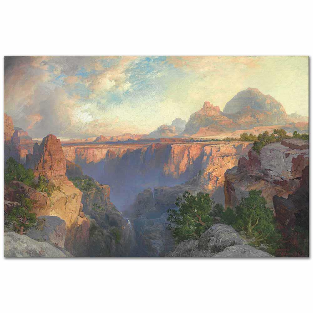 Canyon of the Virgin River by Thomas Moran as Art Print