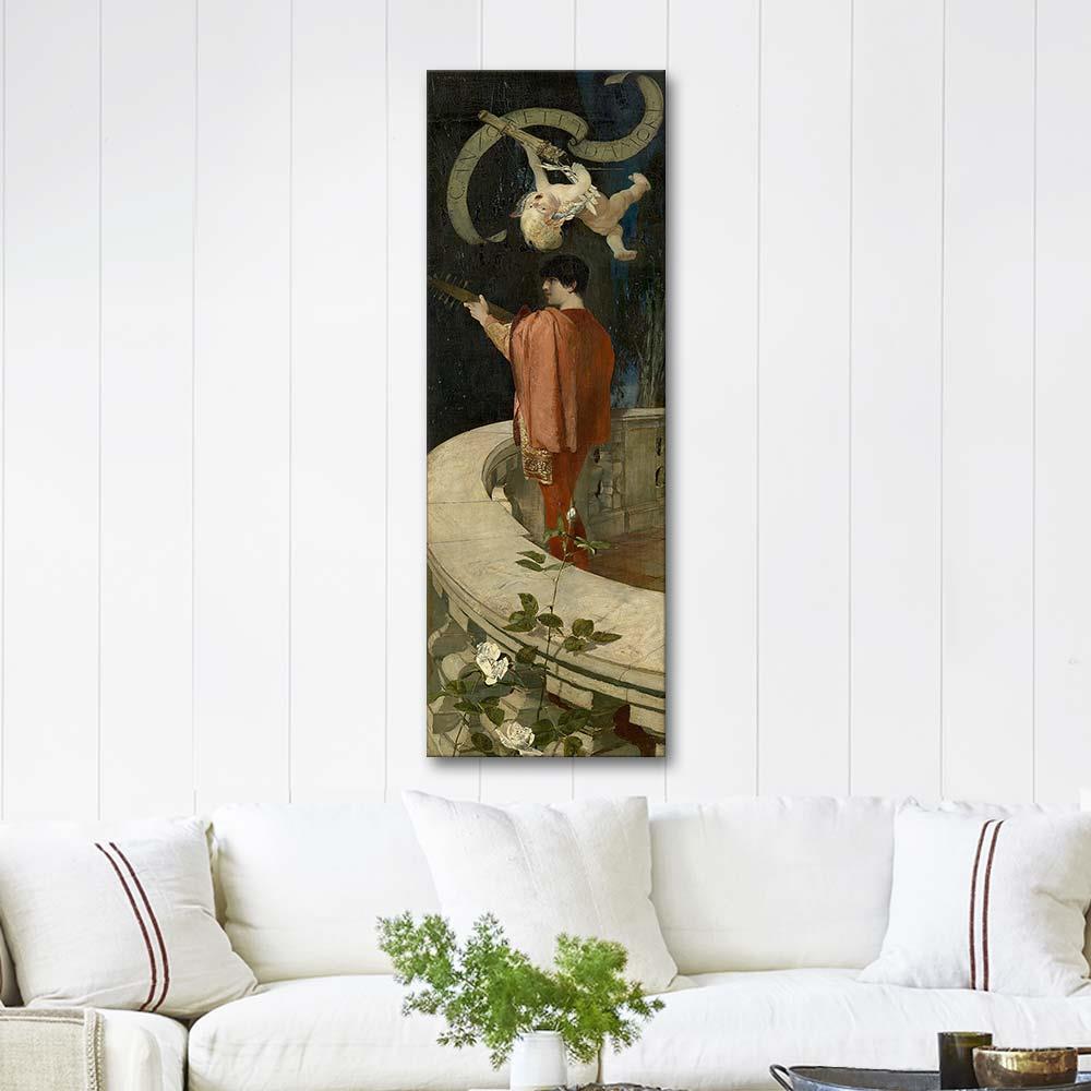 Canzonetta d'amore by Franz von Stuck as Art Print