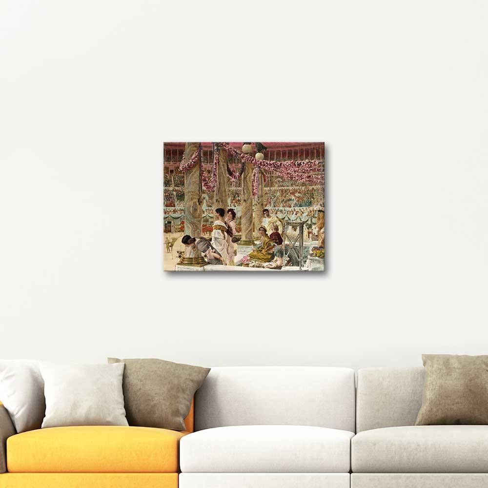 Caracalla and Geta at Collesseum by Sir Lawrence Alma Tadema as Art Print