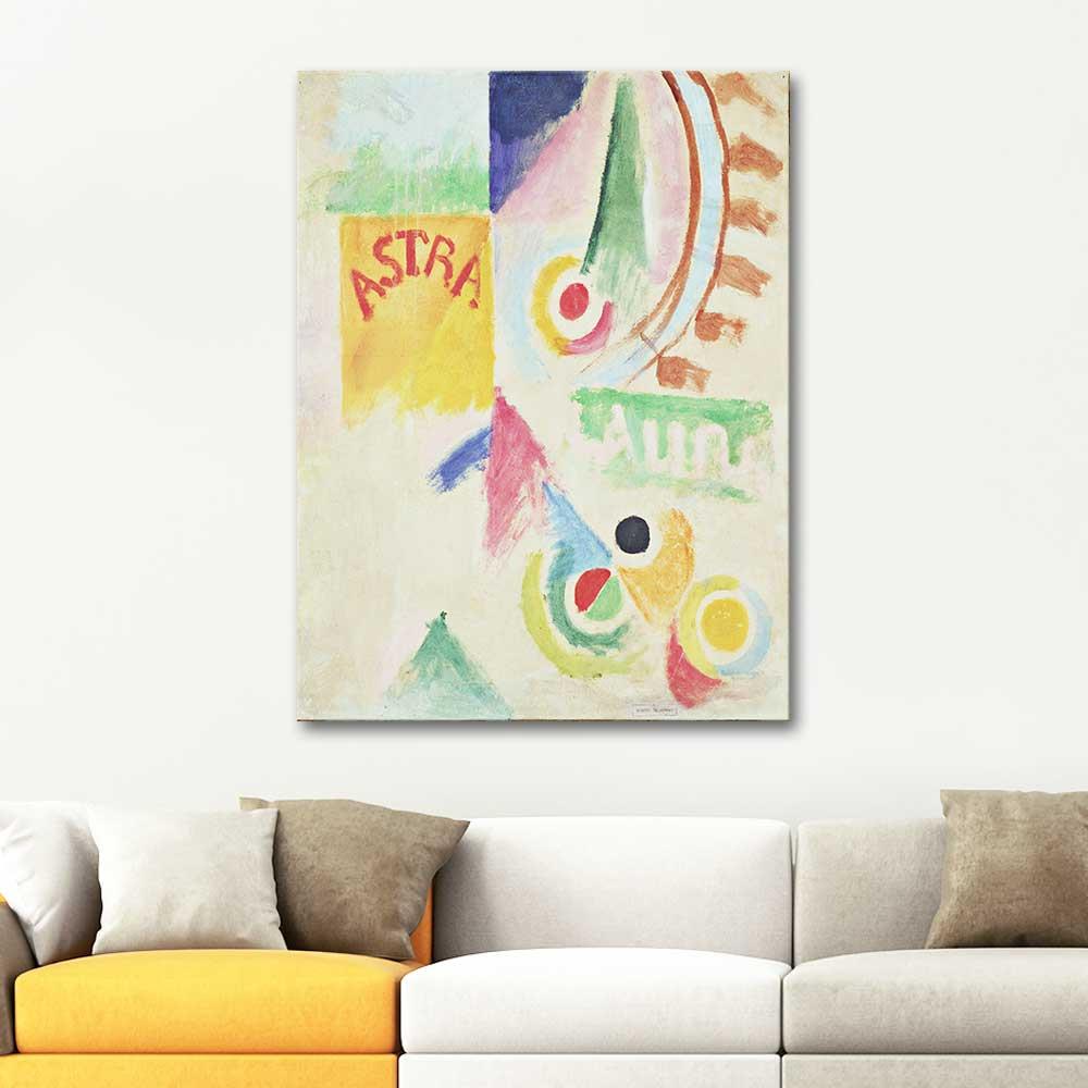 Robert Delaunay Cardiff Futbol Takımı Kanvas Tablo