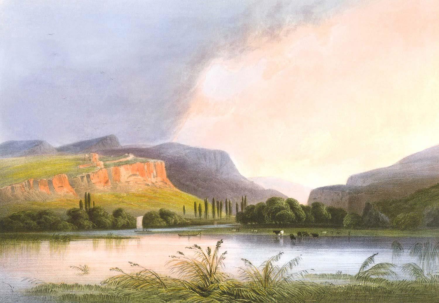 Mouth of the Chernaya River by Carlo Bossoli
