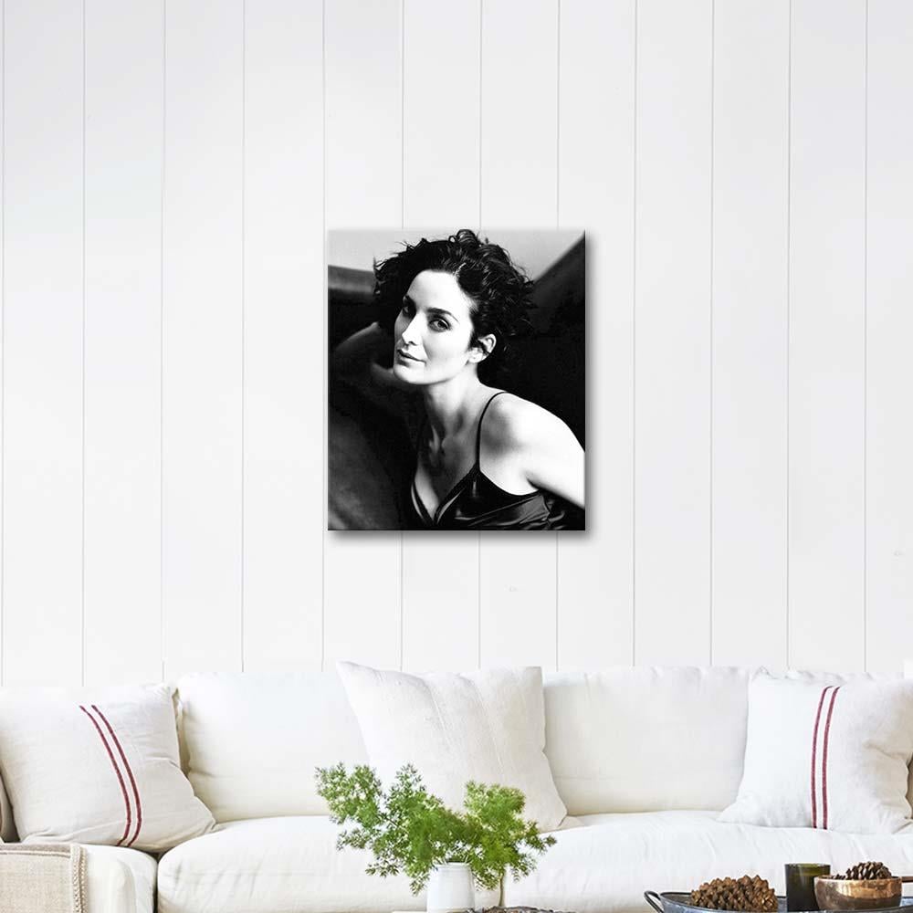 Carrie Anne Moss Portrait Art Print