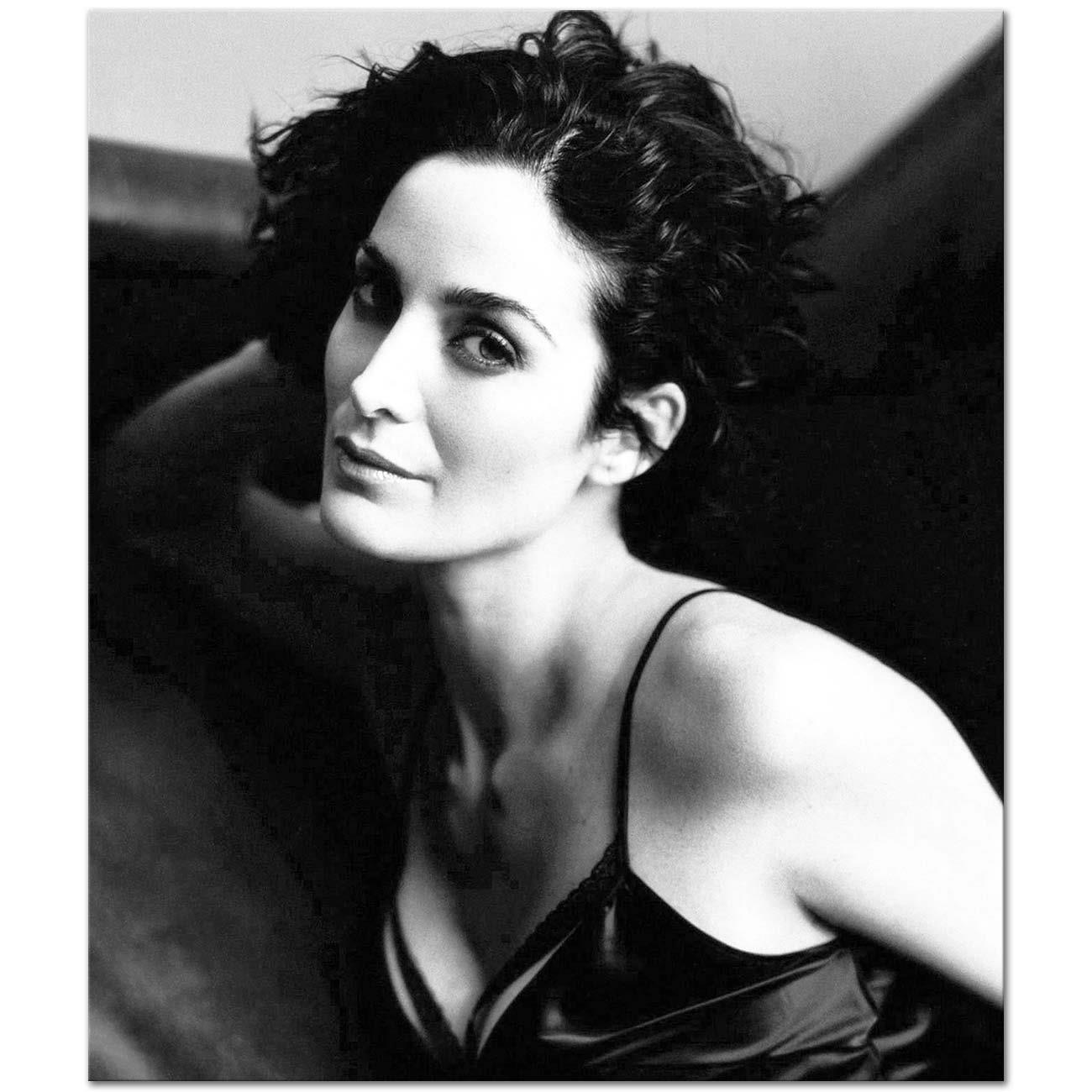 Carrie Anne Moss Portrait Art Print