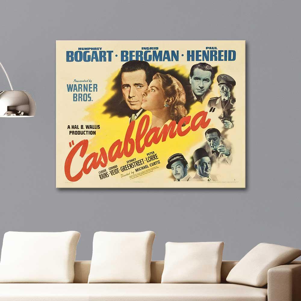 Casablanca Movie Poster as Art Print
