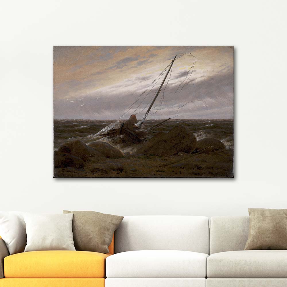 Caspar David Friedrich After The Storm Art Print