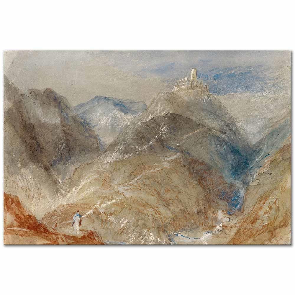Castle on Height near Geneva by Joseph Mallord William Turner as Art Print