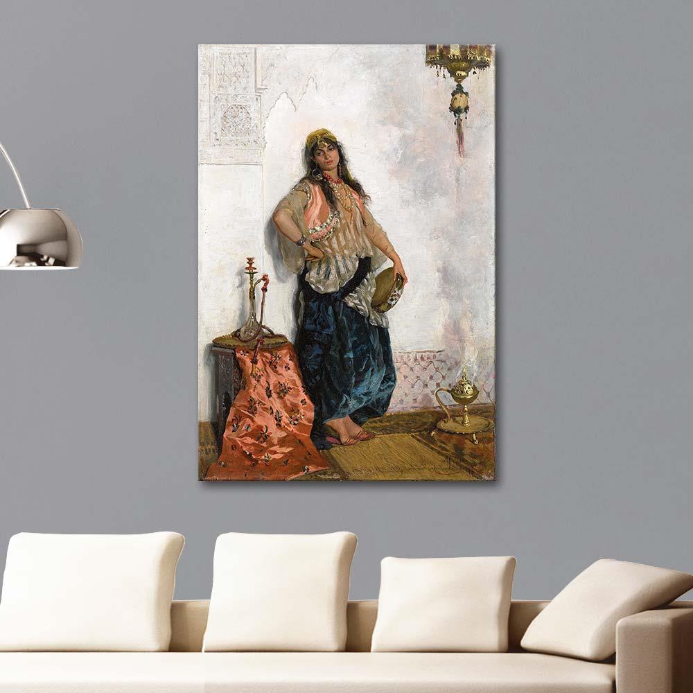 Cesare Biseo Orientalische Tänzerin Art Print
