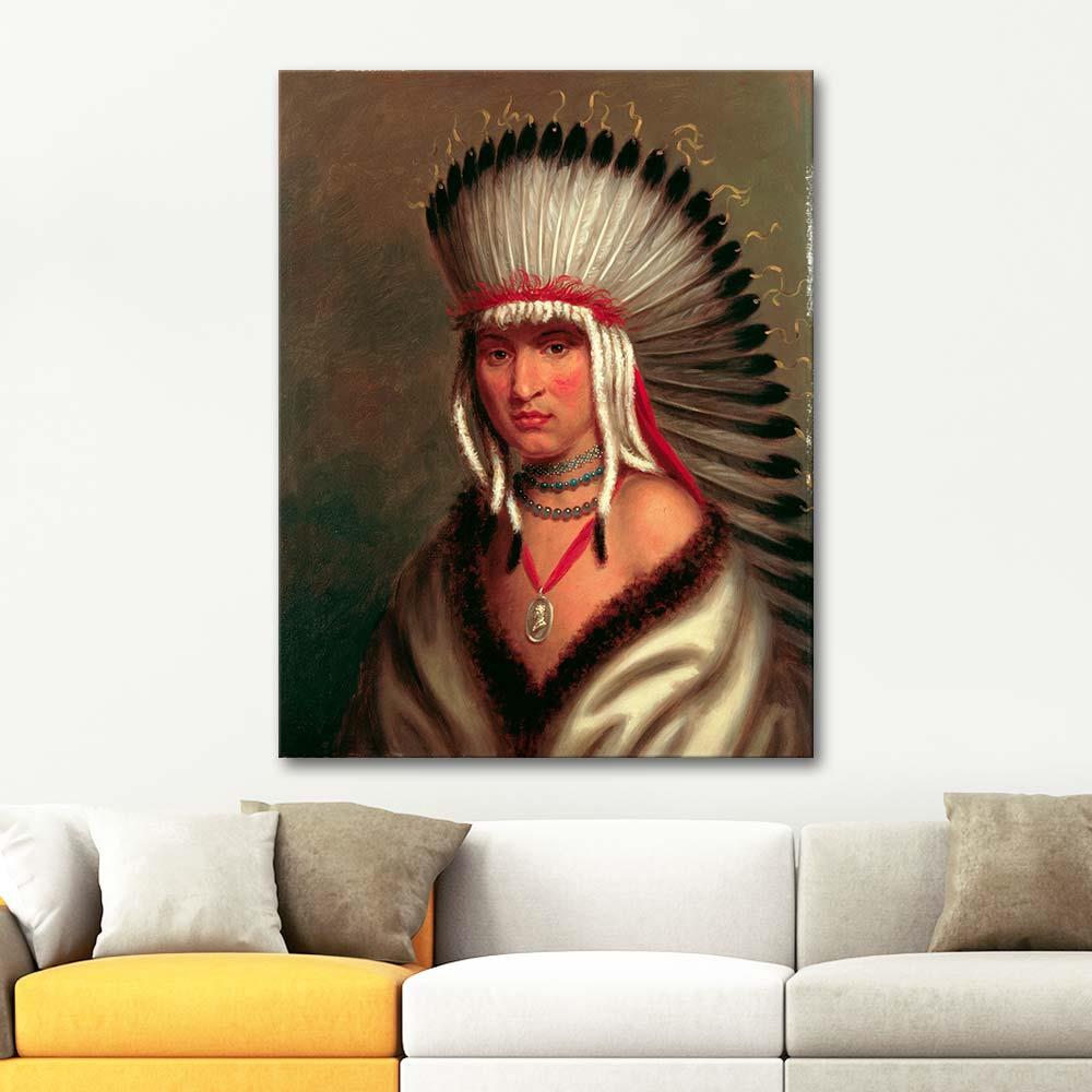 Charles Bird King Petalesharro Generous Chief Art Print