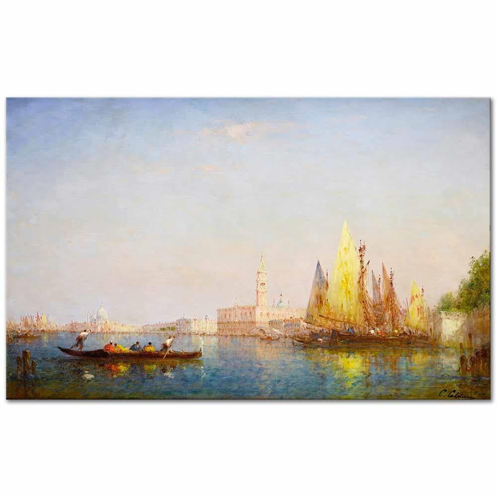 Charles Clement Calderon Venedik Kanvas Tablo