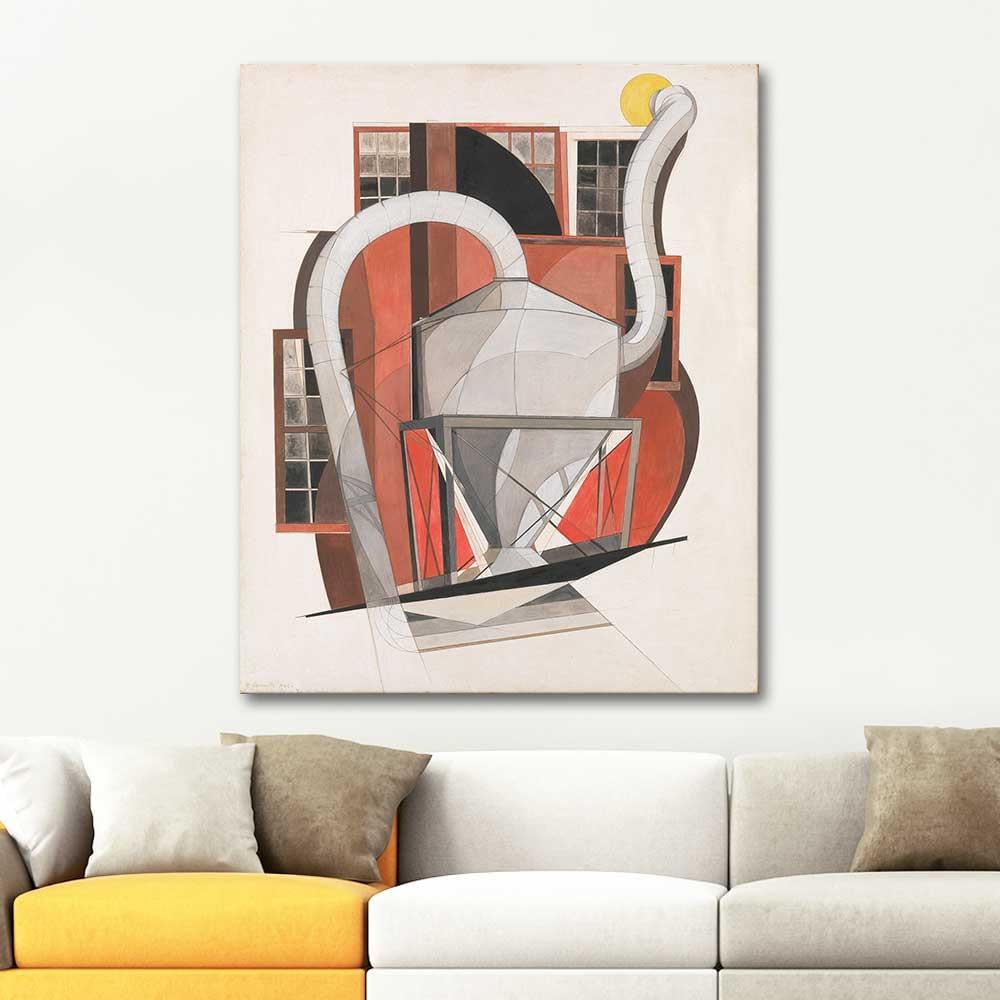 Charles Demuth Makineler Kanvas Tablo