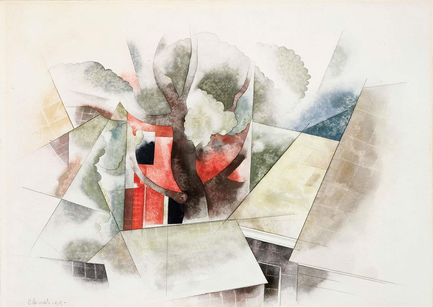 Rooftops and Fantasy by Charles Demuth