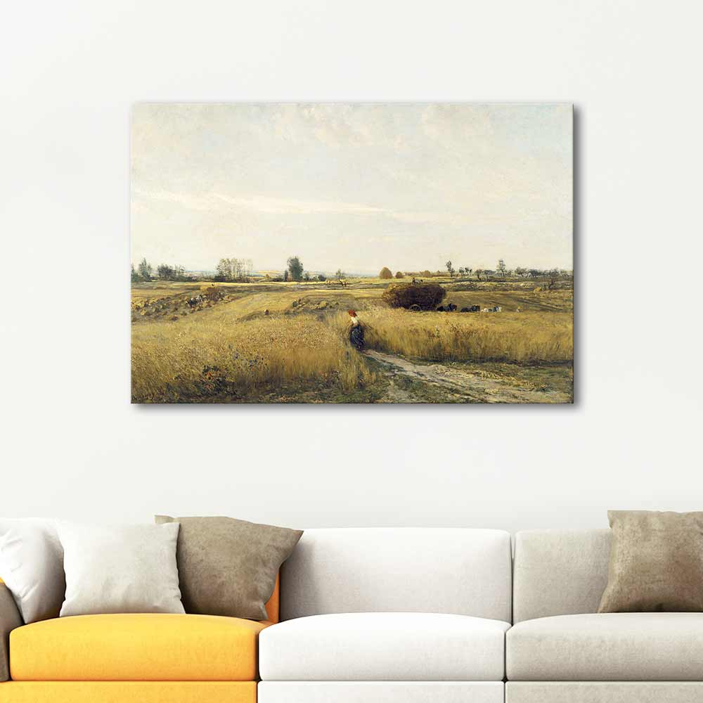 Charles Francois Daubigny The Harvest Art Print