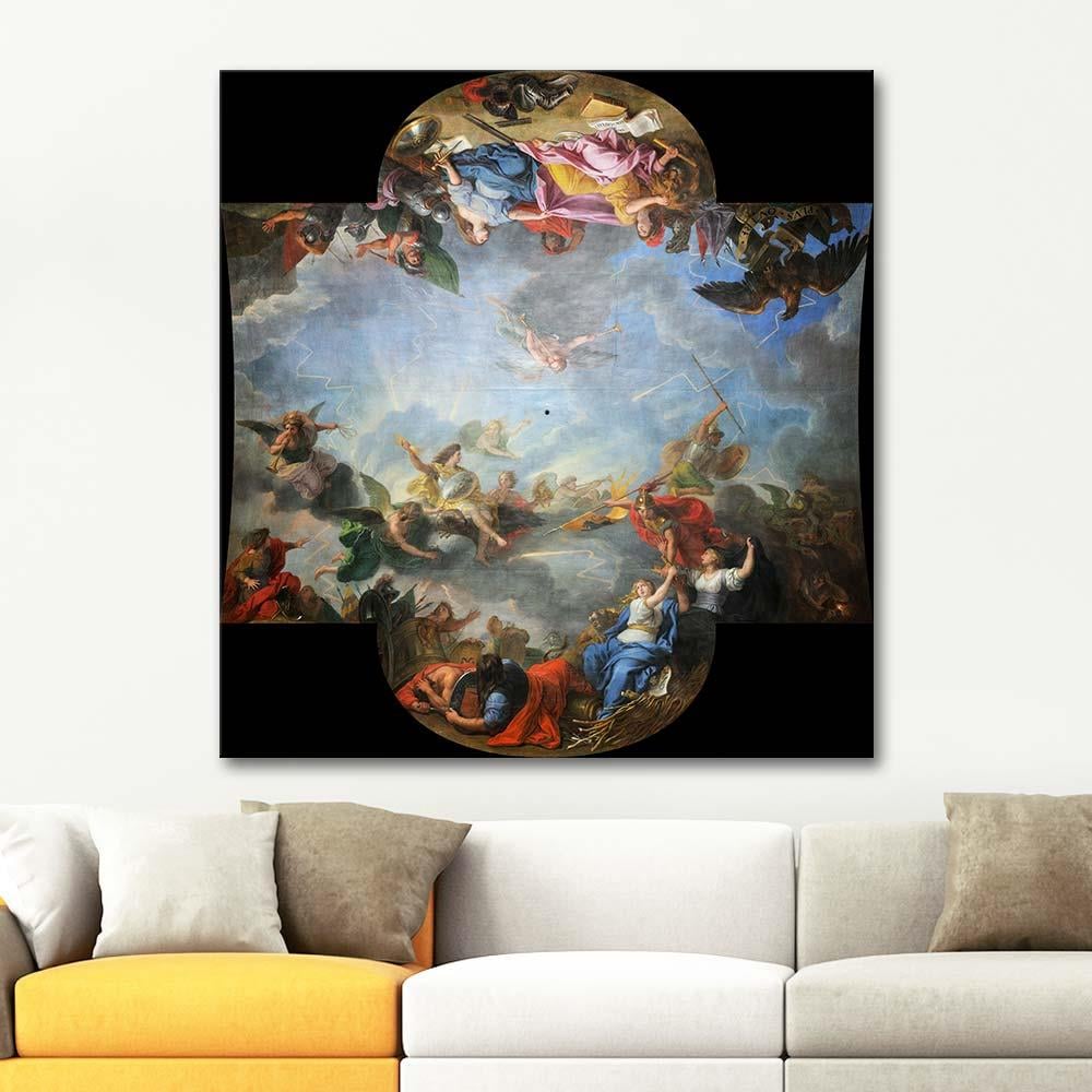 Charles Le Brun Capture Of The City And Citadel Of Gand Art Print