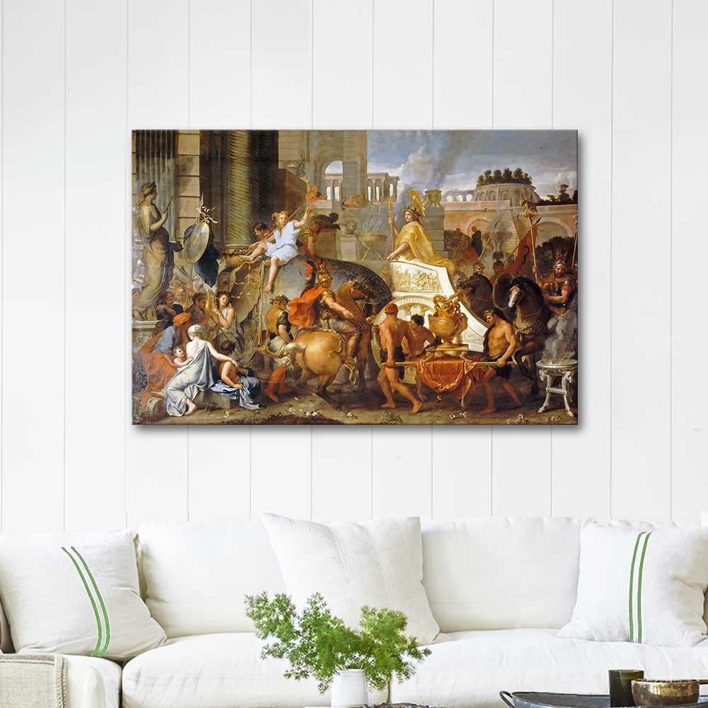 Charles Le Brun Entry of Alexander into Babylon Art Print