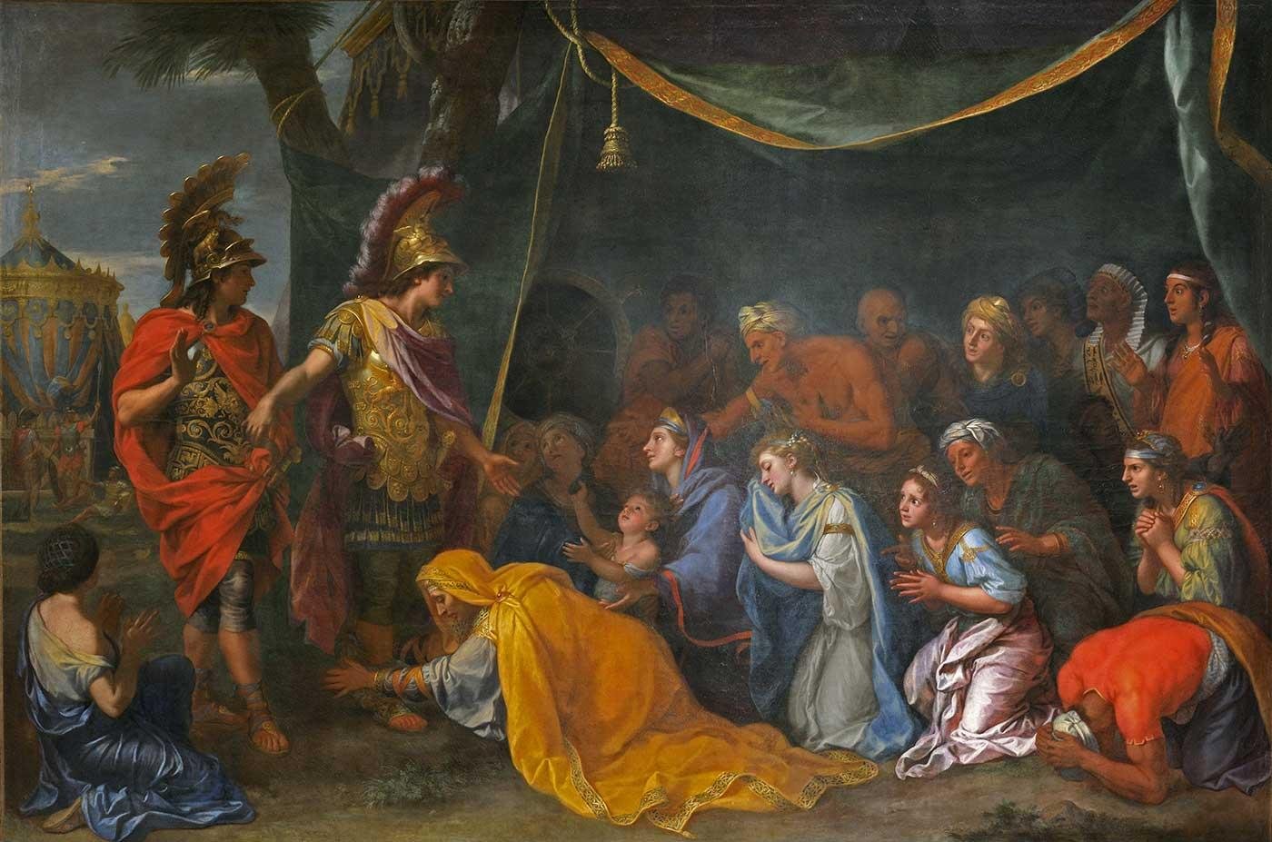 The Queens of Persia at the Feet of Alexander by Charles Le Brun
