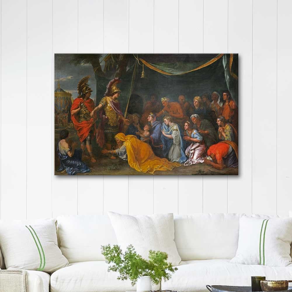 Charles Le Brun The Queens of Persia at the Feet of Alexander Art Print