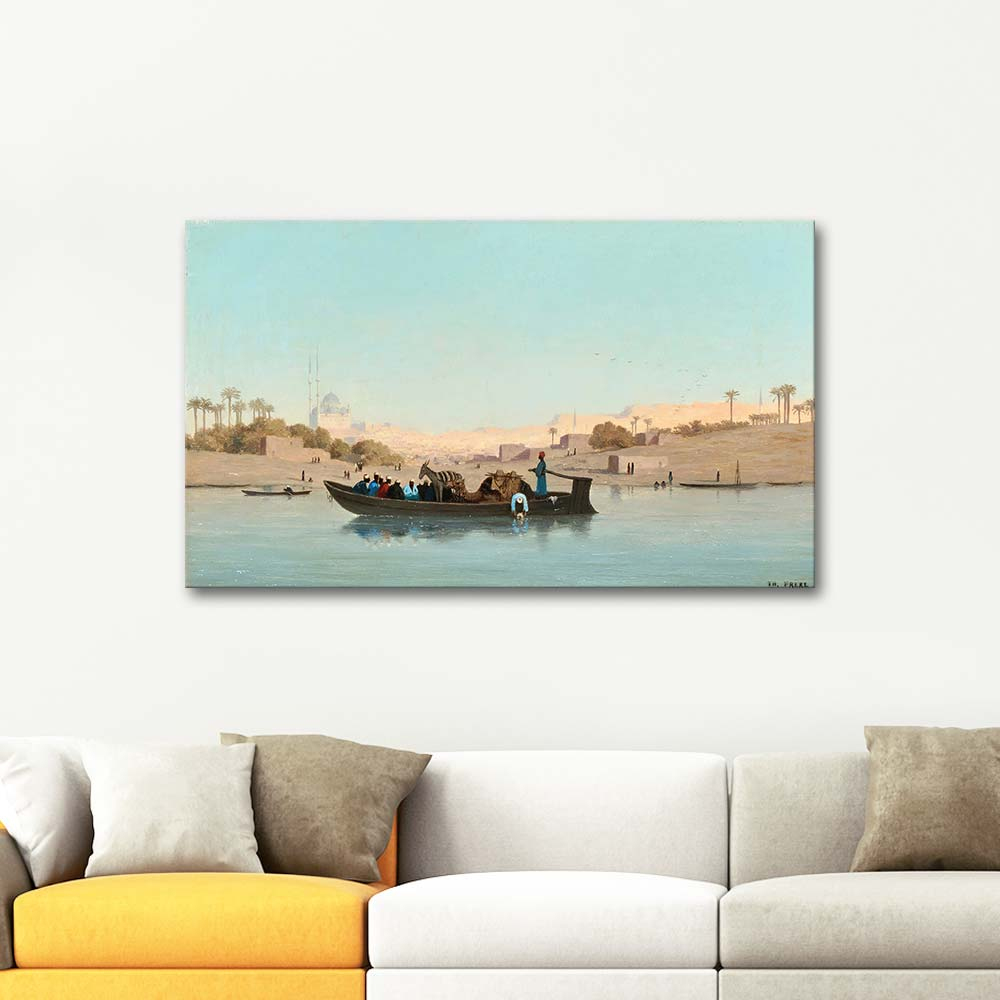 Charles Theodore Frere On The Nile Art Print