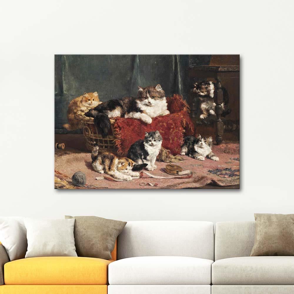 Charles van den Eycken Playtime Art Print