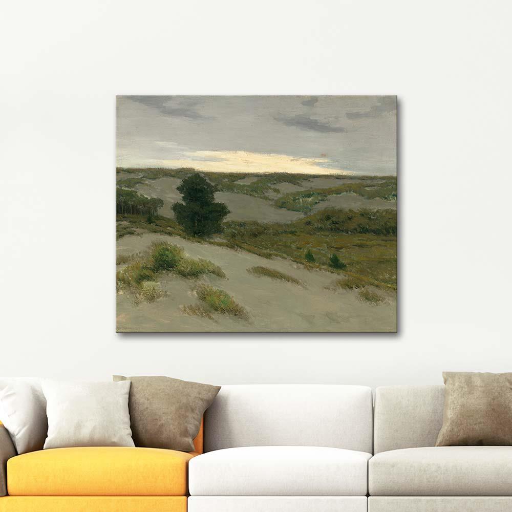 Charles Warren Eaton The Gray Dunes Belgium Art Print