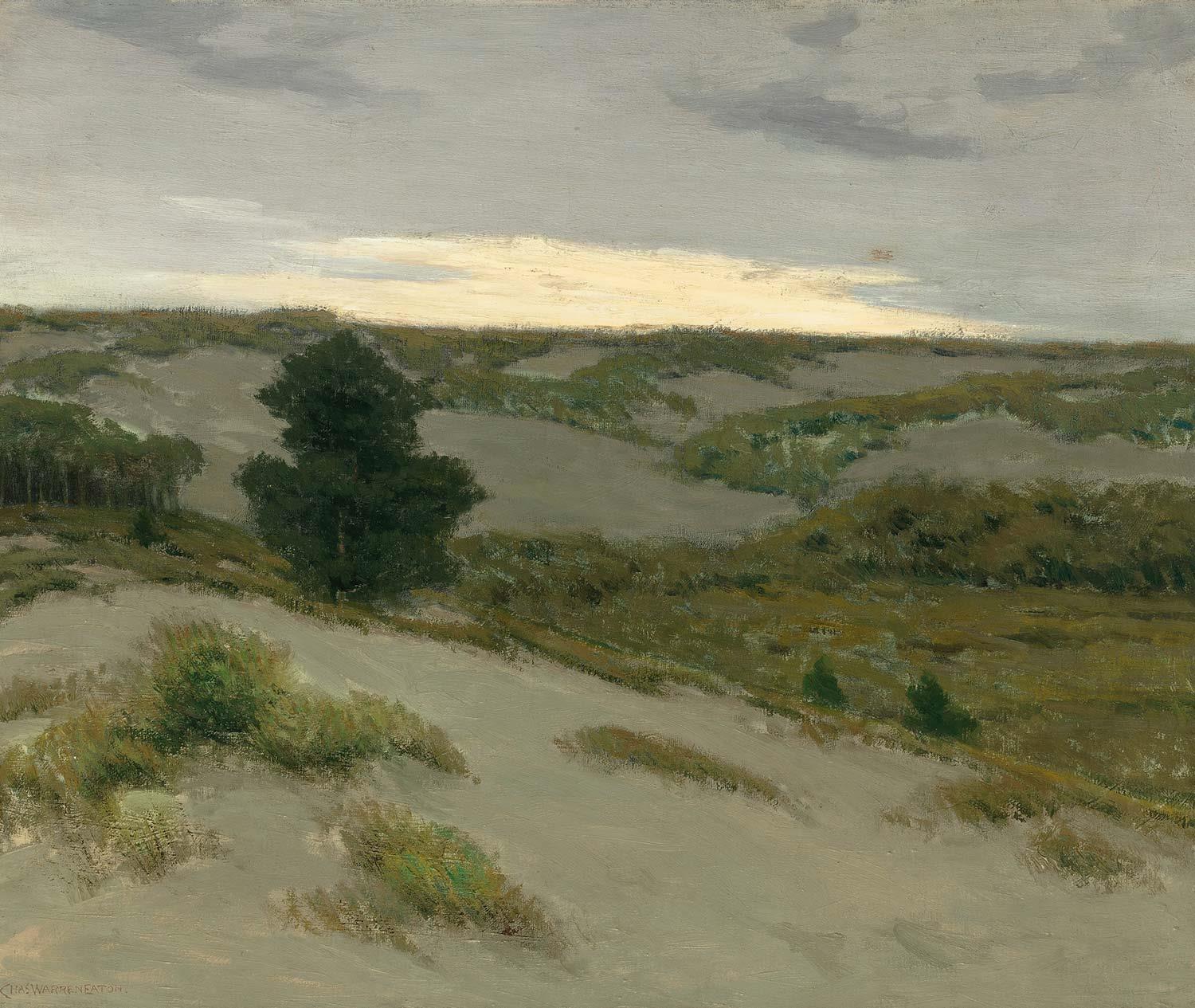 Charles Warren Eaton The Gray Dunes Belgium Art Print