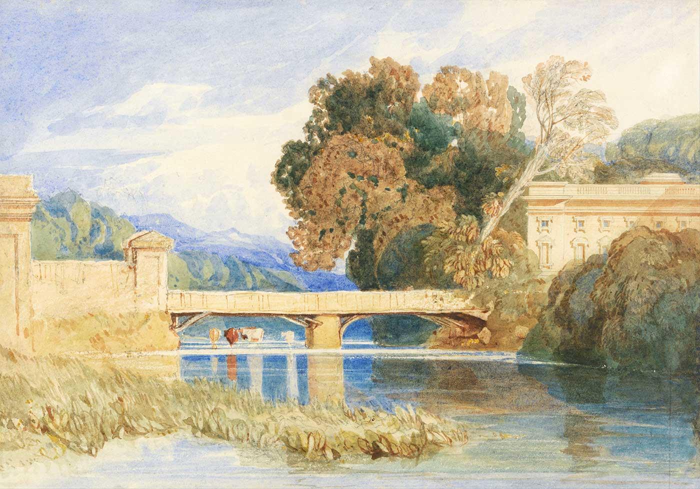 John Sell Cotman Navarre Şatosu Kanvas Tablo