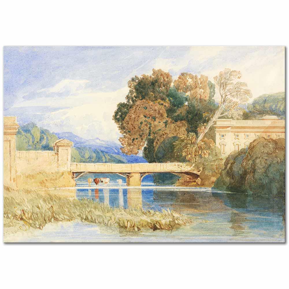 John Sell Cotman Navarre Şatosu Kanvas Tablo