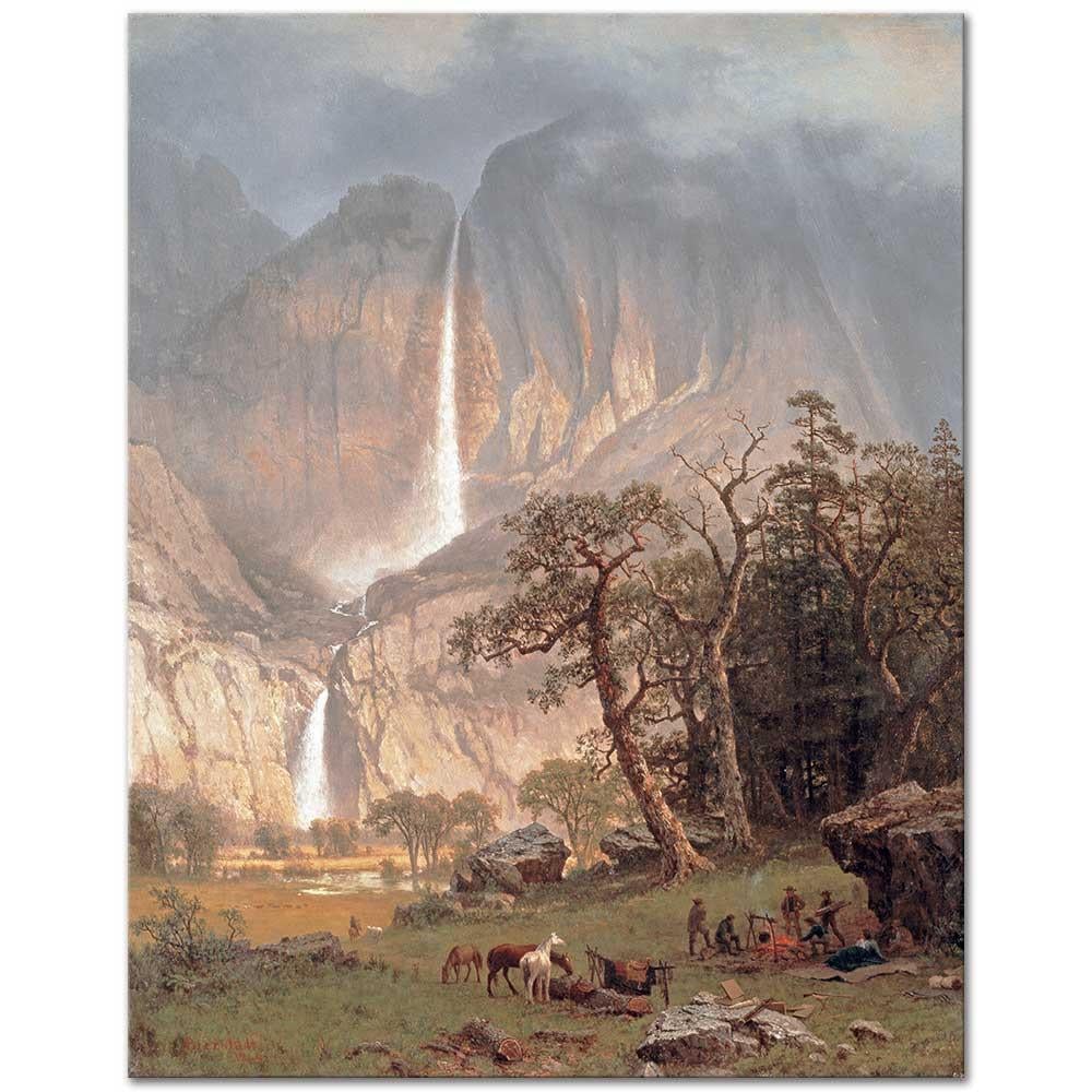 Che-looke The Yosemite Fall by Albert Bierstadt